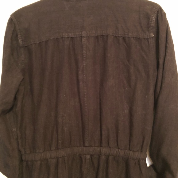 Calvin Klein Denim Button-Down Shirt Dress - Picture 3 of 7